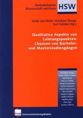 Cover: Qualitative Aspekte von Leistungspunkten - UVW Universit&auml;tsVerlagWebler GmbH