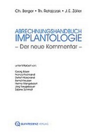 Abbildung von: Abrechnungshandbuch Implantologie - Quintessenz Verlag