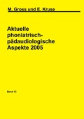 Cover: Aktuelle phoniatrisch-p&auml;daudiologische Aspekte 2005 - Books on Demand