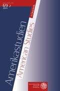 Abbildung von: Amerikastudien/American Studies - Universitätsverlag Winter