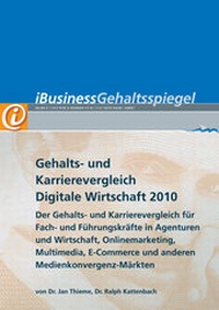 Abbildung von: Gehalts- und Karrierevergleich Digitale Wirtschaft 2010 - HighText
