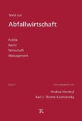 Bild: Texte zur Abfallwirtschaft, Band 1 - Thomé-Kozmiensky Verlag GmbH