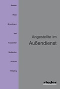 Cover: Angestellte im Au&szlig;endienst - Rieder Vlg f. Recht u. Kommunik.