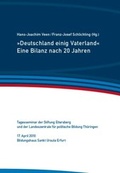 Cover: "Deutschland einig Vaterland" - Ettersberg, Stiftung