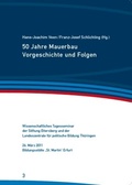 Cover: 50 Jahre Mauerbau - Ettersberg, Stiftung