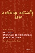 Cover: Der Kreter Dominikos Theotokopoulos genannt El Greco - Balistier, Th