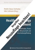 Cover: Health Technology Assessment - MWV Medizinisch Wissenschaftliche Verlagsgesellschaft