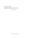Cover: Jochen Schmith: Certain Arrangements - Snoeck