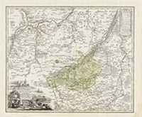 Abbildung von: Historische Karte: Ämter Naumburg, Zeitz und die Herrschaft Droyßig. 1732 (Plano) - Verlag Rockstuhl