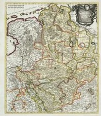 Abbildung von: Historische Karte: Westfälischer Kreis 1710 (Plano) - Verlag Rockstuhl