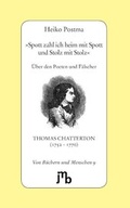 Cover: 'Spott zahl ich heim mit Spott und Stolz mit Stolz' - JMB Verlag