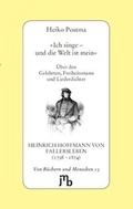Cover: 'Ich singe - und die Welt ist mein' - JMB Verlag