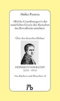 Cover: 'Welche Unordnungen in der nat&uuml;rlichen Grazie des Menschen das Bewu&szlig;tsein anrichtet' - JMB Verlag