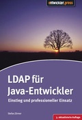 Cover: LDAP f&uuml;r Java-Entwickler - Entwickler Press