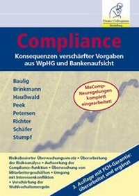 Abbildung von: Compliance - Konsequenzen verschärfter Vorgaben aus WpHG und Bankenaufsicht, 3. Auflage - FCH AG