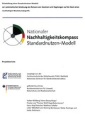 Cover: Nationaler Nachhaltigkeitskompass: Standardnutzen-Modell - Fachhochschule des Mittelstands