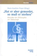 Cover: Hat er aber gemordet, so muss er sterben - DenkMal-Verlag