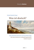 Cover: Was ist deutsch? - DenkMal-Verlag