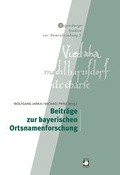 Cover: Beitr&auml;ge zur bayerischen Ortsnamenforschung - edition vulpes