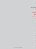 Cover: Jahrbuch 11. Easy To See Who Is Coming and Going - Edition Solitude