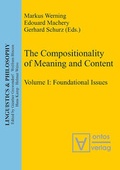 Cover: The Compositionality of Meaning and Content - editiones scholasticae