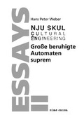 Cover: Gro&szlig;e beruhigte Automaten. suprem - sine causa Verlag