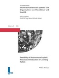 Cover: Feasibility of Autonomous Logistic Processes Introduction of Learning Pallets - Gito