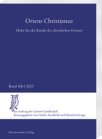 Abbildung von: Oriens Christianus - Harrassowitz Verlag