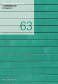 Cover: Baukulturf&uuml;hrer 63 Stadtmuseum Schwabach - B&Uuml;RO WILHELM VERLAG