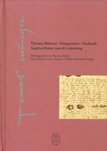 Cover: Thomas M&uuml;ntzer - Zeitgenossen Nachwelt - Zweckverband M&uuml;hlh&auml;user Museen