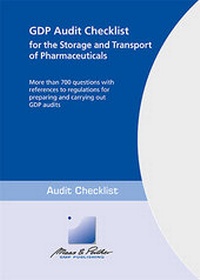 Enlarge image Cover: GDP Audit Checklist for the Storage and Transport of Pharmaceuticals - GMP-Verlag Peither AG