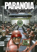 Cover: Paranoia Troubleshooter- Das satirische Rollenspiel - Mantikore-Verlag