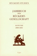 Cover: Jahrbuch der R&uuml;ckert Gesellschaft - Ergon