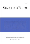 Cover: Sinn und Form 6/2011 - SINN und FORM
