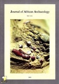 Cover: Journal of African Archaeology - Africa Magna