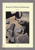 Cover: Journal of African Archaeology - Africa Magna