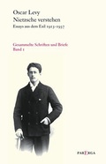 Cover: Gesammelte Schriften und Briefe / Nietzsche verstehen - Parerga