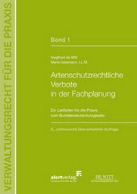 Bild: Artenschutzrechtliche Verbote in der Fachplanung - Alert-Verlag