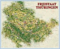 Abbildung von: Ferienkarte Thüringen - grünes herz