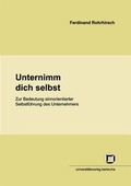 Cover: Unternimm dich selbst - KIT Scientific Publishing