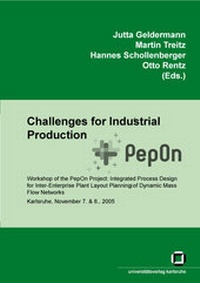 Enlarge image Cover: Challenges for Industrial Production - KIT Scientific Publishing