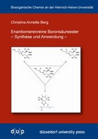 Abbildung von: Enantiomerenreine Boronsäureester - Düsseldorf University Press DUP