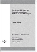 Cover: Energie- und CO2-Bilanz von Kompostierungsanlagen - die Basis f&uuml;r einen Effizienzpass - Rhombos-Verlag
