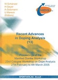 Cover: Recent Advances in Doping Analysis(13) - Sportverlag Strau&szlig;