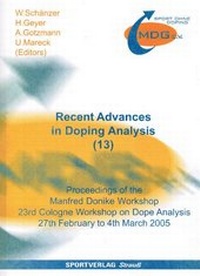 Enlarge image Cover: Recent Advances in Doping Analysis(13) - Sportverlag Strauß
