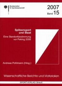 Enlarge image Cover: Spitzensport und Staat - Sportverlag Strauß