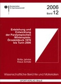 Cover: Entstehung und Entwicklung der Paralympischen Winterspiele: &Ouml;rnsk&ouml;ldvik 1976 bis Turin 2006 - Sportverlag Strau&szlig;