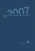 Cover: Jahresschrift f&uuml;r mitteldeutsche Vorgeschichte / Jahresschrift f&uuml;r mitteldeutsche Vorgeschichte 91 (2007) - Landesamt f. Denkmalpflege u. Arch&auml;ologie Sachsen-Anhalt