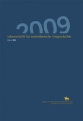 Cover: Jahresschrift f&uuml;r mitteldeutsche Vorgeschichte / Jahresschrift f&uuml;r mitteldeutsche Vorgeschichte 93 (2009) - Landesamt f. Denkmalpflege u. Arch&auml;ologie Sachsen-Anhalt