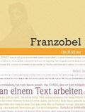 Cover: Im Atelier. Beitr&auml;ge zur Poetik der Gegenwartsliteratur 07/08 / Ich w&uuml;rde gern nur an einem Text arbeiten - Fruehwerk Verlag